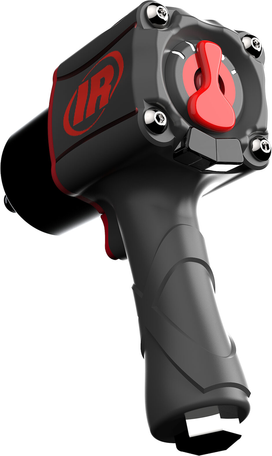 Three-quarter rear view of the finished tool